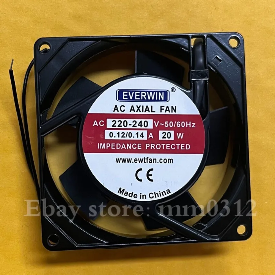 

For EVERWIN AC AXIAL FAN AC220V-240V 0.12/0.14A 20W Cooling Fan