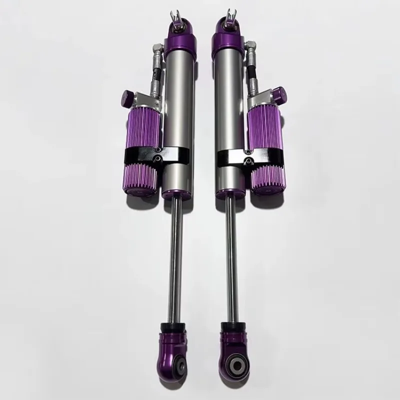 Purple 3 Inches 2.25 Inch Diameter Two-Way Adjustable Compression Rebound Shock Absorbers 12 Segment Compress 6 Segment