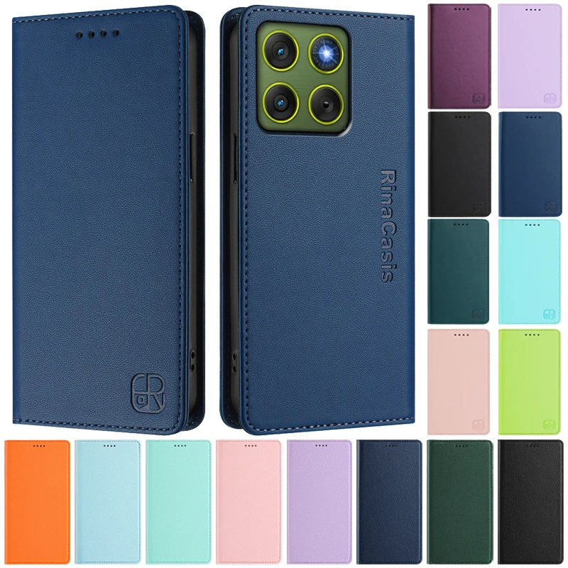 Para Motorola Edge 70 Funda con ranuras para tarjetas tipo billetera para Motorola edge 70 Funda para Edge70 Moto X70 Air Flip Funda magnética Coque