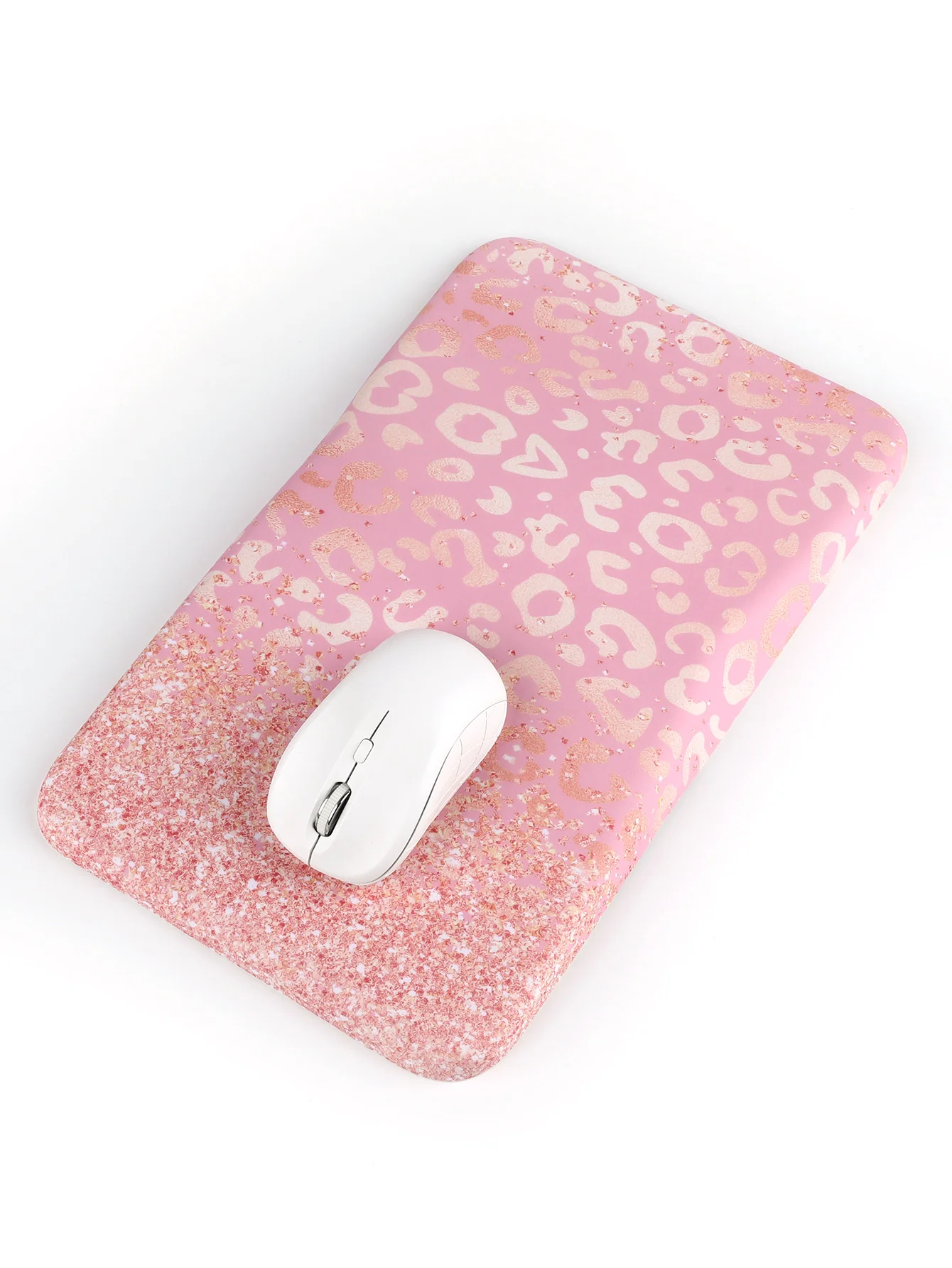 

Pink Italic Mouse Pad- ergonomic design, effective relief of wrist pain, soft and comfortable, suitable for office use