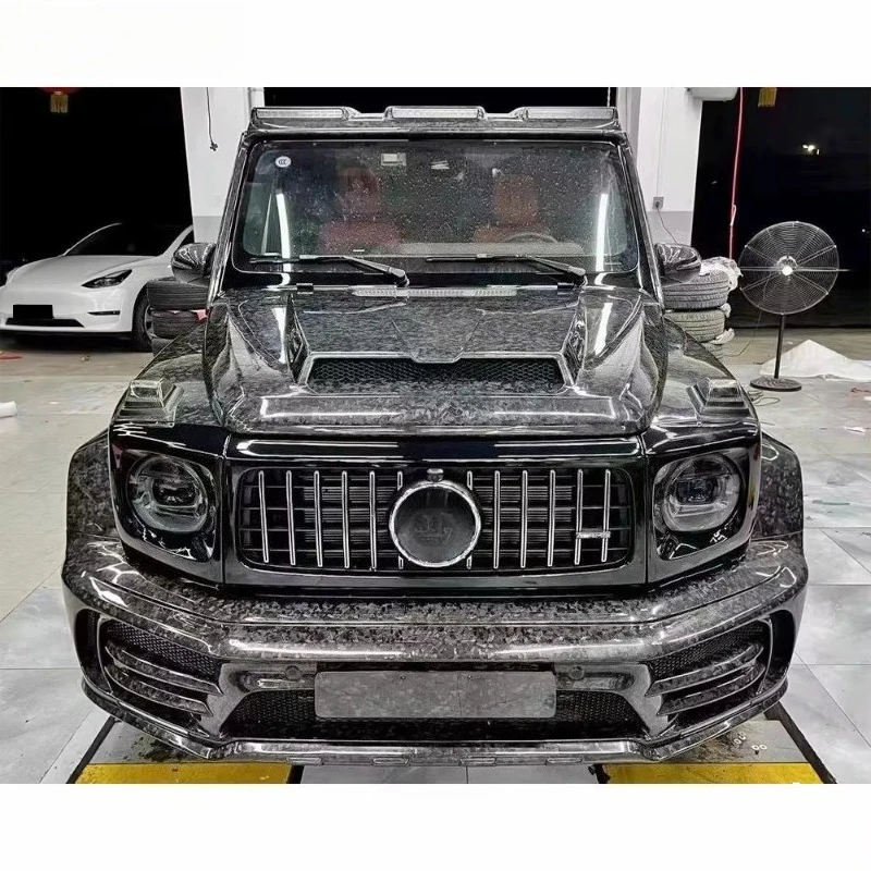MSY Style LED Lighting Front Roof Spoiler (3 Pieces) for  G-Class W464 G500  G63 Wing