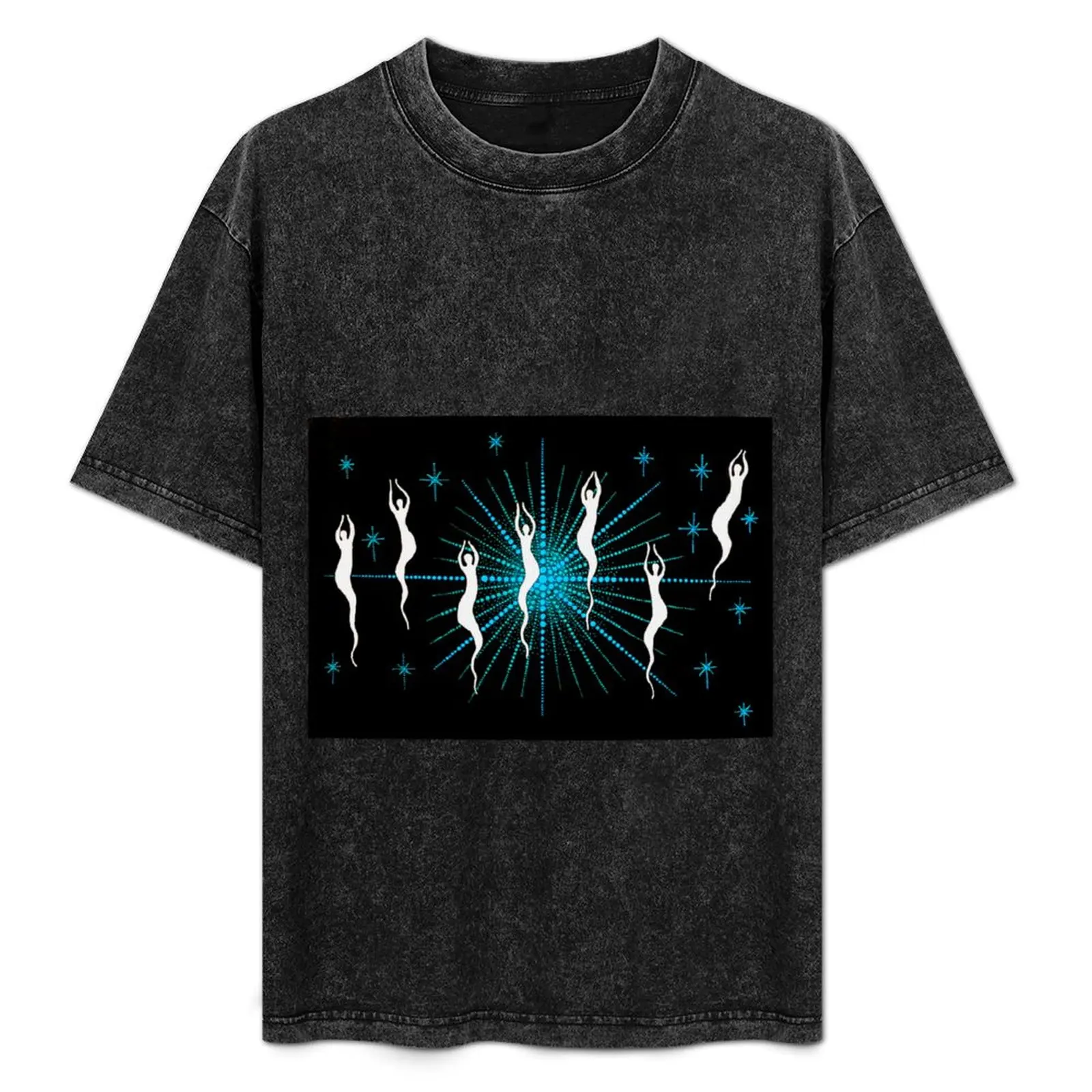 

Star Sisters, Seven Sisters Dreaming T-Shirt man clothes quick drying mens t shirt graphic