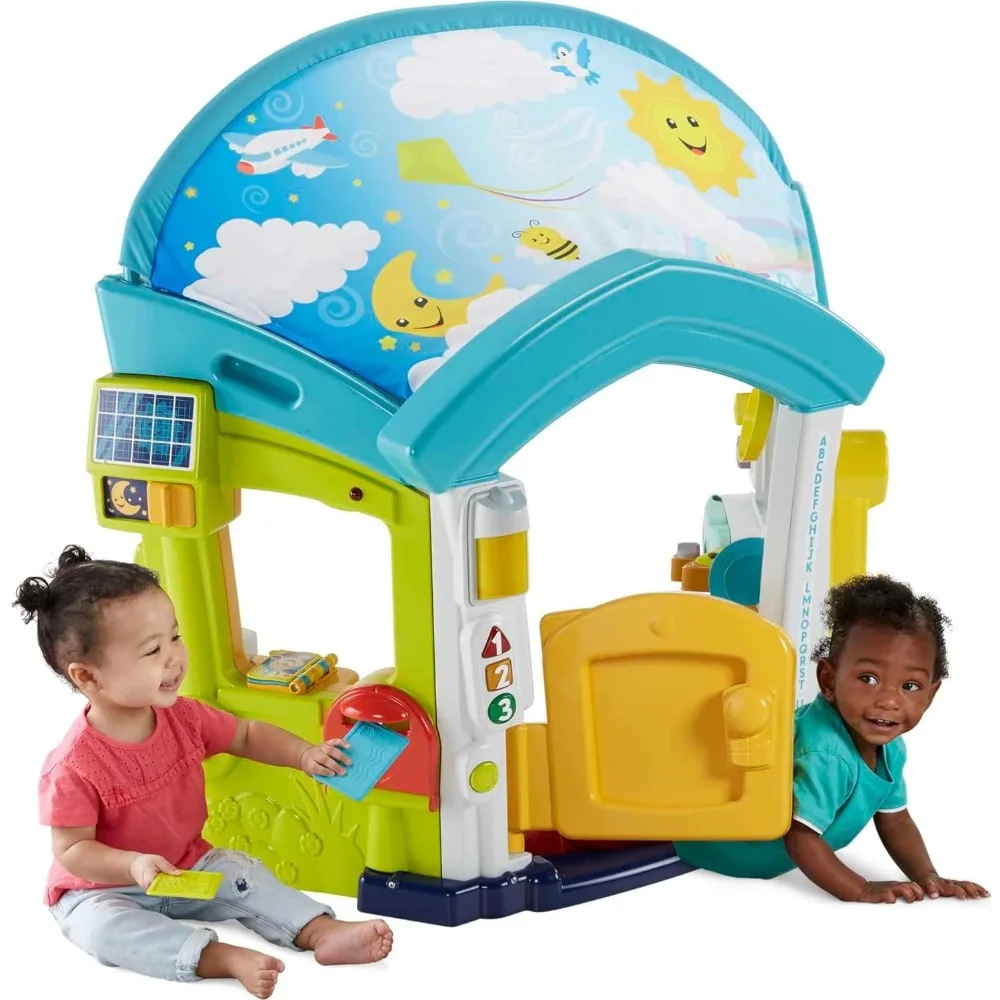 

Playhouse，Fisher-Price Baby & Toddler Toy Laugh & Learn Smart Learning Home Playhouse With Lights Sounds