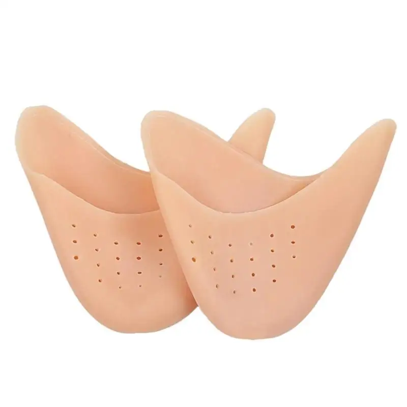 39BD Ballet Pointe Toe Pad Toe Soft Silicone Gel Protectors Toe Pouches with Hole