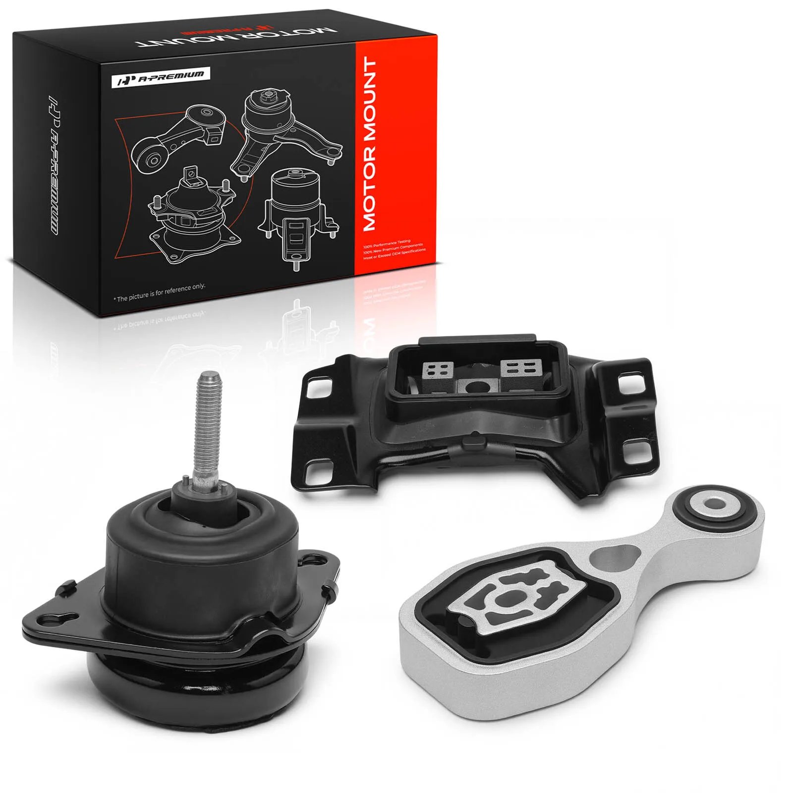 A-Premium 3pcs Engine & Transmission & Torque Strut Mount for Ford Explorer 2016-2019