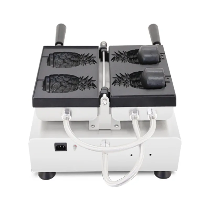 

Коммерческая вафельная машина с ананасовым конусом, 110 В/220 В, оборудование для изготовления вафель с мороженым и двумя ананасами