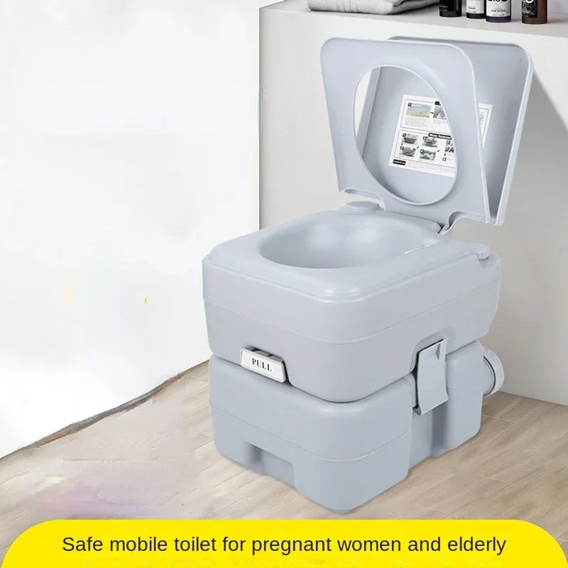 

Compact Odor-Proof Portable Toilet - Senior-Friendly Nighttime Chair, Effortless Cleaning, Leak-Resistant Potty for Maternity