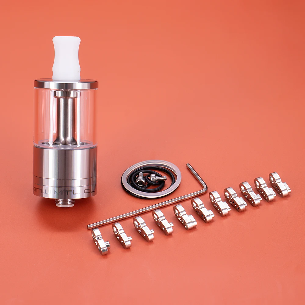 Dvarw semprotan udara, MTL CL RTA-22mm tangki Atomizer 2ml/3.5ml/5ml 316 SS 11pc Pin udara Vs Dvarw MTL RTA VS Yftk