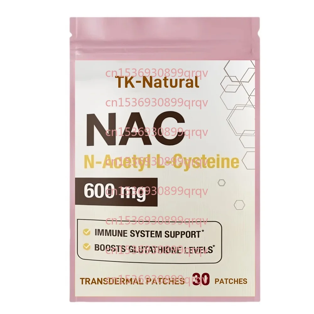 30 パッチ N-アセチル-L-システイン (NAC) 経皮パッチは、免疫、呼吸器、肝臓の健康をサポートします 抗酸化物質のサポート