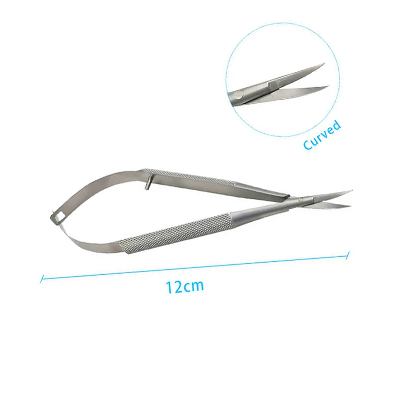 1pcs Ophthalmic Corneal Scissors Castroviejo Micro Scissors Stainless Steel Ophthalmic Instrument