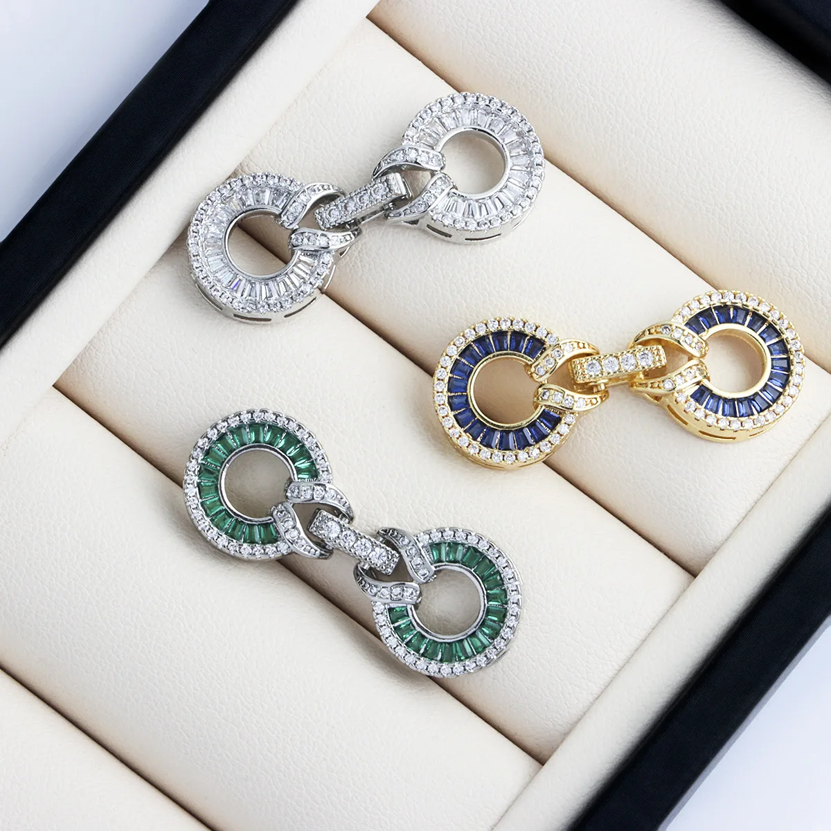 

1 шт., инкрустированный Т-образным квадратным цирконием, высококачественное круглое 8-значное жемчужное ожерелье, браслет, соединительная пряжка, ювелирные аксессуары «сделай сам»