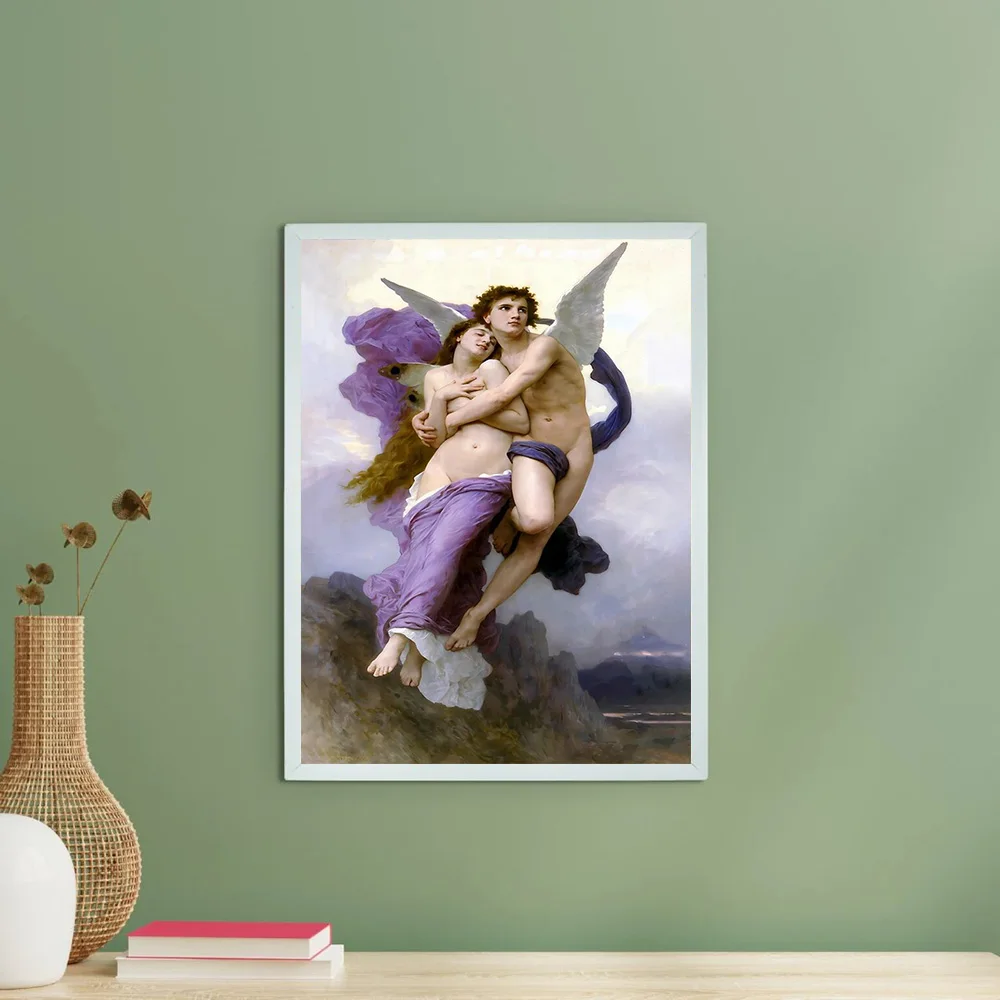 الظلام القوطية قماش جدار الفن قاتمة ريبر الهيكل العظمي الرعب ديكور المنزل خمر هالوين اللوحة الصورة #6