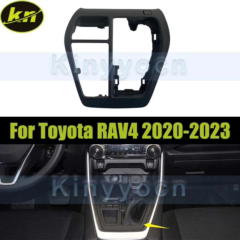 

Black Handbrake Panel Bezel Cover For Toyota Rav4 2020-2023 Car Gear Shift Panel Gear Cover Frame