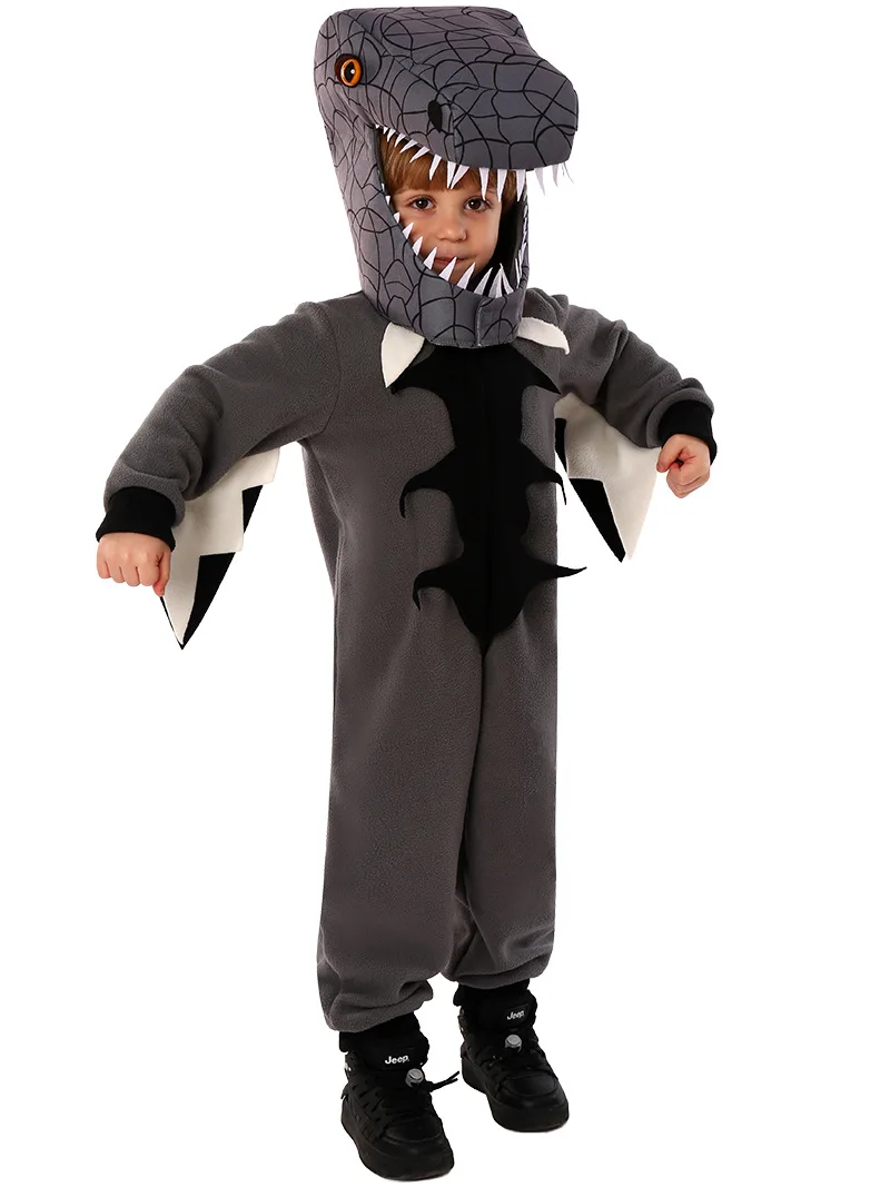 Costumes de dinosaure d'halloween pour enfants, combinaisons de Cosplay du monde de jeu tyrannosaure, Costumes de fête sur scène, cadeaux de noël pour enfants