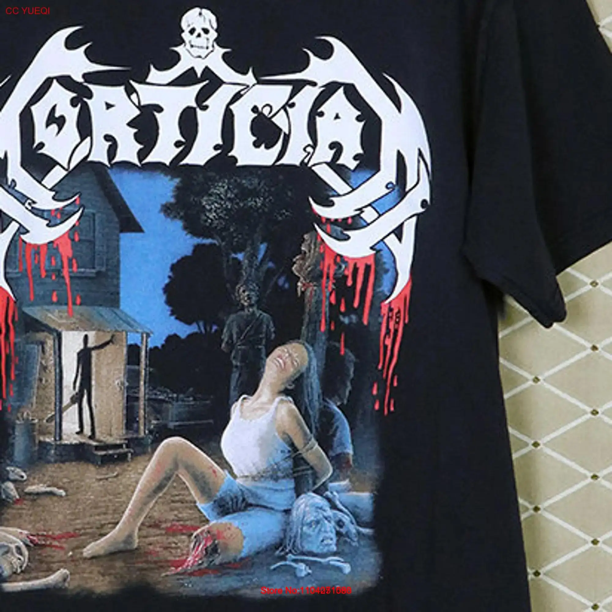 Mortician t shirt vintage rare black tee death metal Incantation Immolation Autopsy Exhumed Terrorizer Chainsaw Dismemberment