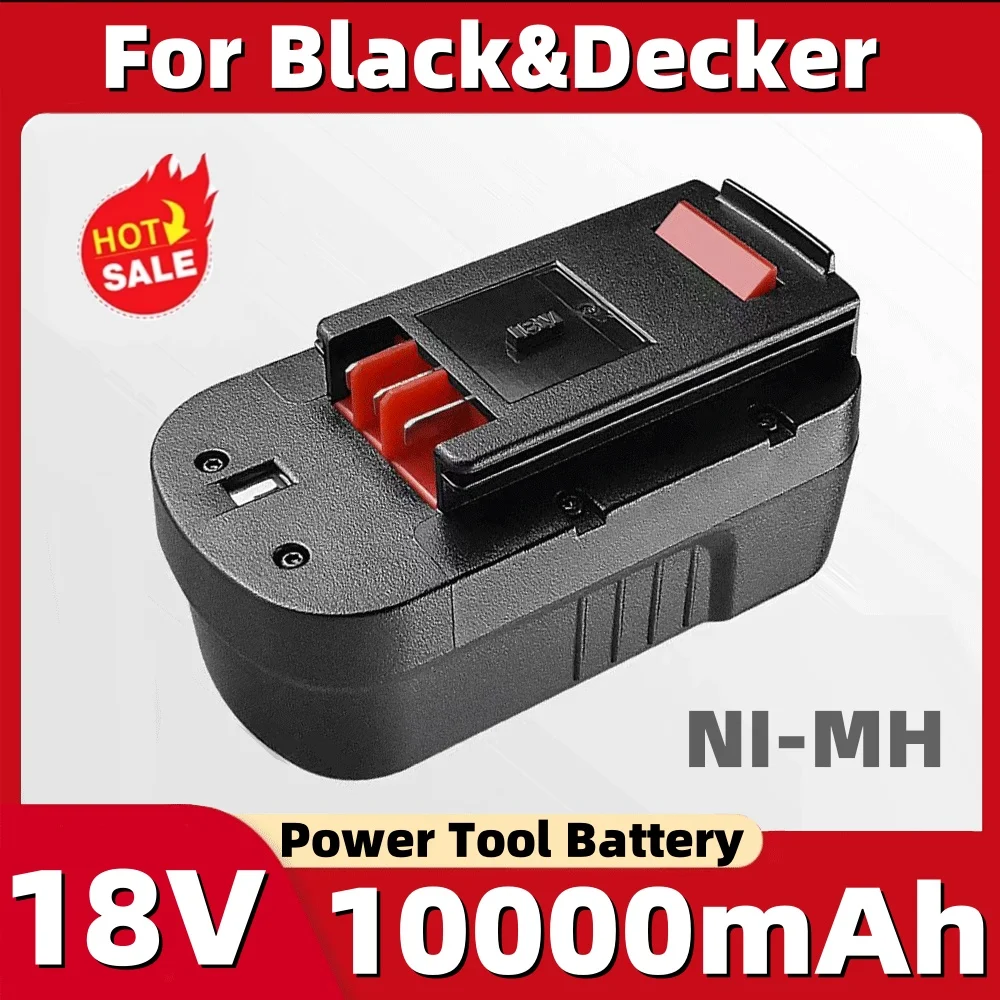 

Аккумулятор 18 В, 10000 мАч, электрика Black & Decker A18 A1718NH User Ins B18 HPB18-OPE FS1800CS FS1800D-2 FS1800ID