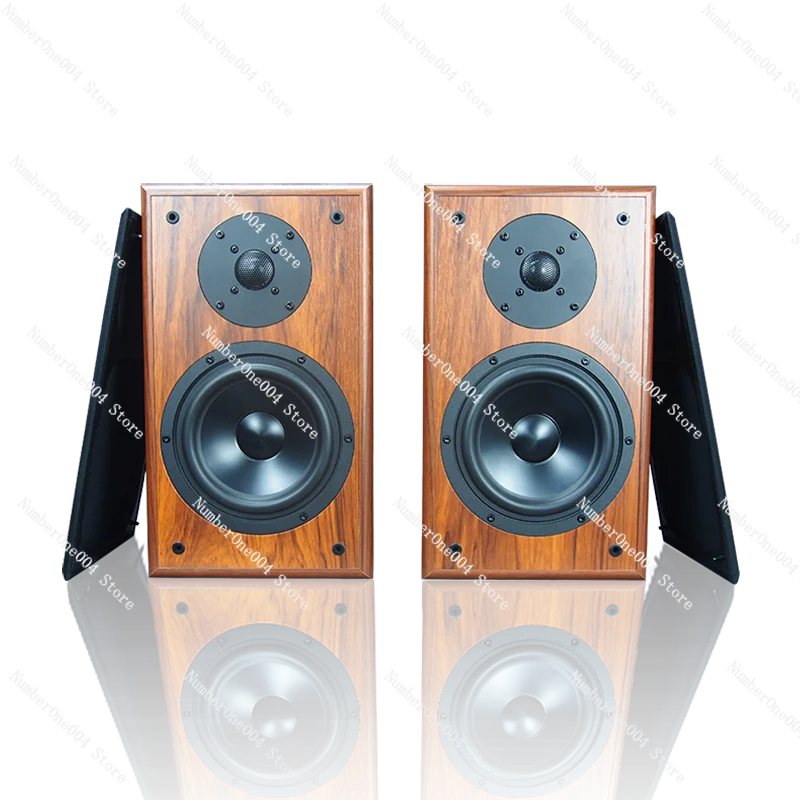 6.5 Inch Hifi Bookshelf Speaker, Fever-level High-power Passive Wood Monitor, High Fidelity Speaker