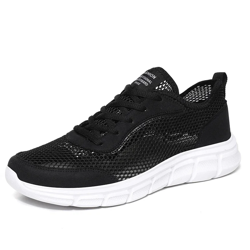 여름 메쉬 신발 남성 운동화 통기성 가벼운 남성 캐주얼 신발 레이스 업 워킹 신발 Tenis Masculino Zapatillas Hombre