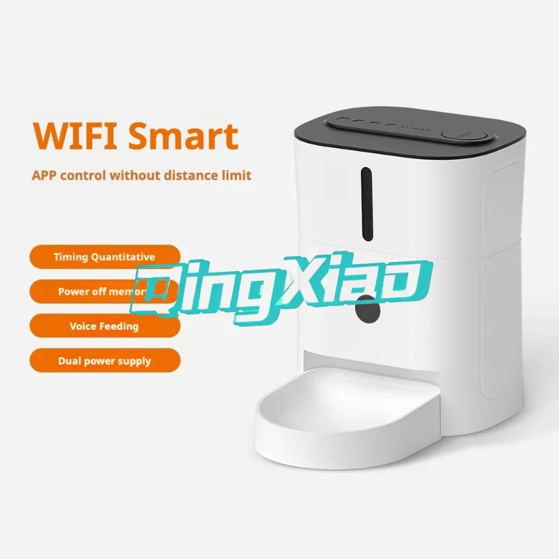 Smart Automatic Pet Feeder Supplies For Cats And Dogs WiFi Remote Control Timed Cat Dog Food Dispenser With Video Monitoring