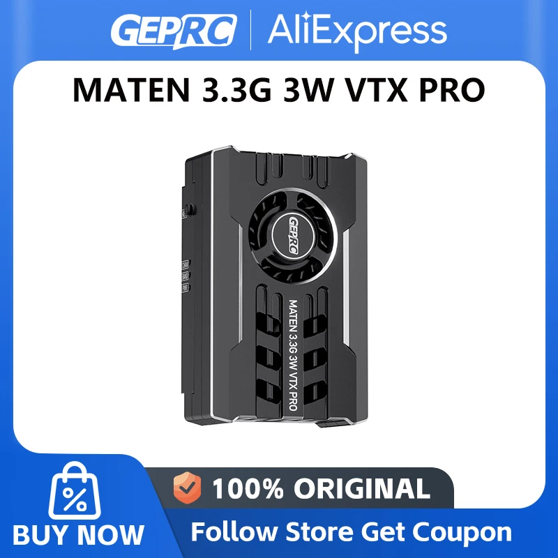 GEPRC MATEN 3.3G 3W VTX PRO هوائي جهد الإدخال لـ 40 قناة رحلة طويلة المدى لتقوم بها بنفسك RC FPV كوادكوبتر أجزاء الطائرة بدون طيار حرة