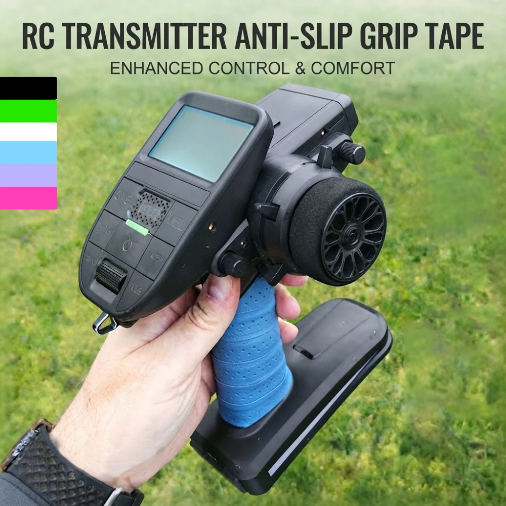 RC Remote Controller Grip Tape, Non-Slip High Grip Handle Wrap for RC Transmitter, Model Car DIY & Gaming