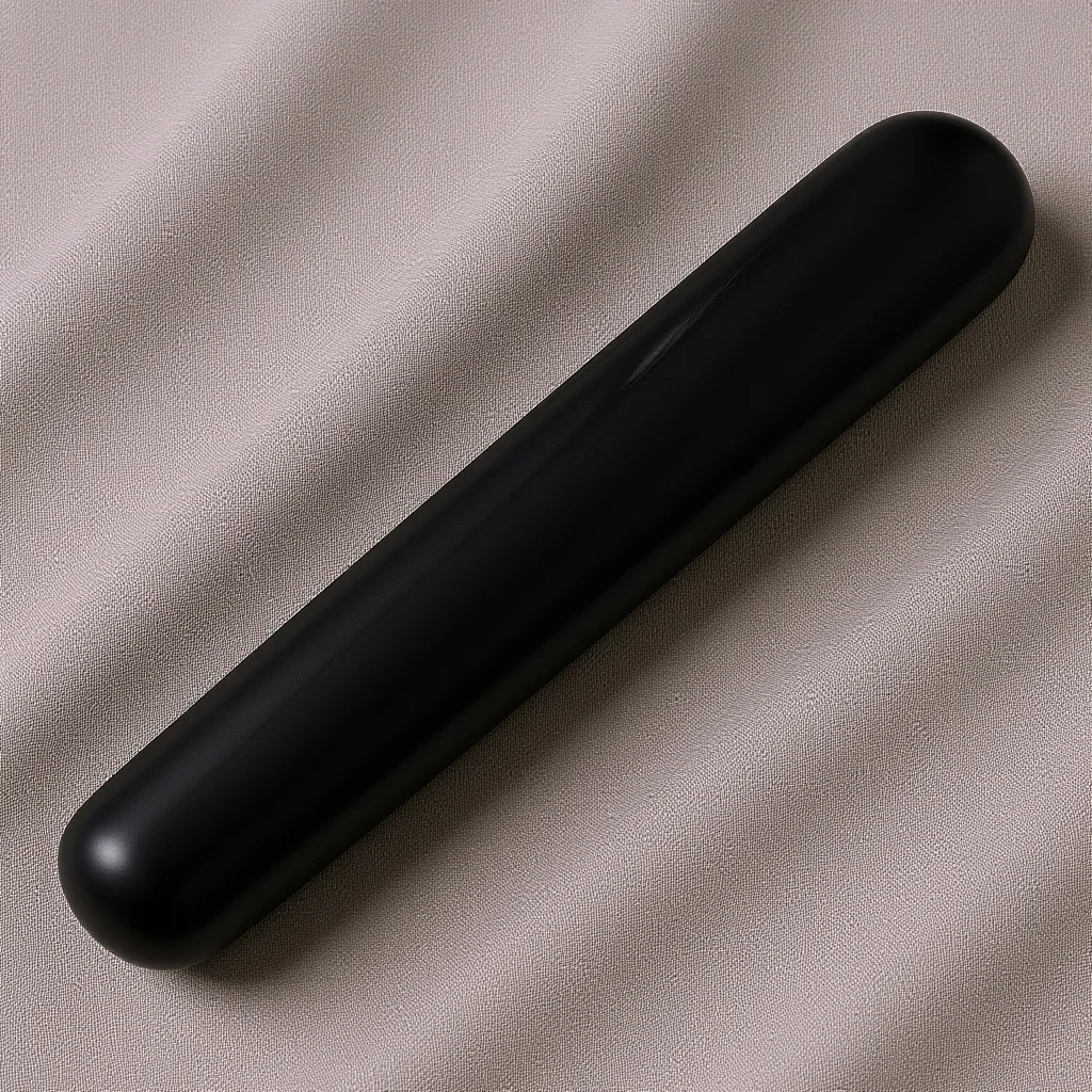 Obsidian Massage Stick Natural Stone Portable Guasha Tool for Face and Body Muscle Tension Relief Fatigue Recovery Therapy