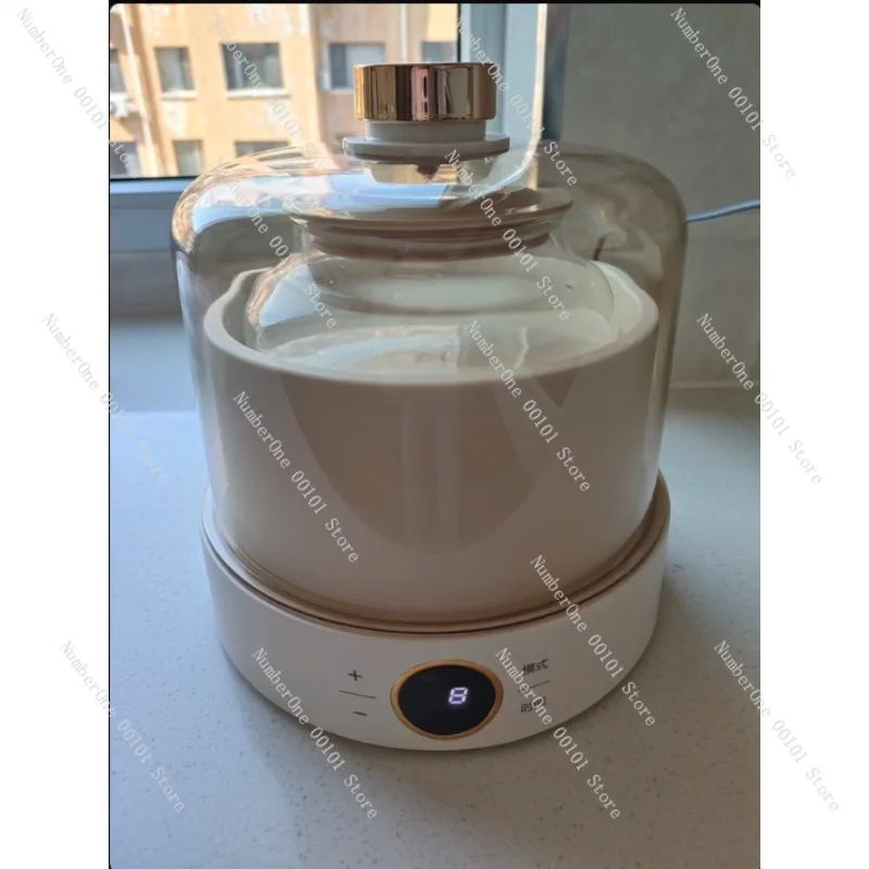 110V Glass Yogurt Maker Multi Function Cup Liner Intelligent Constant Temperature Automatic for Home