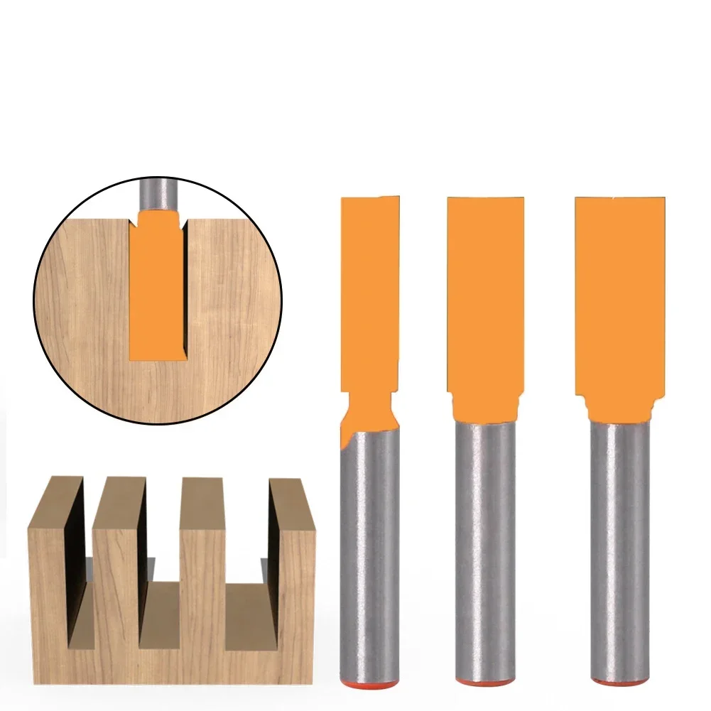 1PC 6MM Shank Milling Cutter Wood Carving Cleaning Bottom Engraving Solid Carbide Router Bit Milling Cutter For Wood Electric