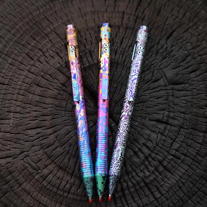 

Titanium Alloy EDC Pen With Writing Multi-functional Portable Tools Pen Ball Point Pen