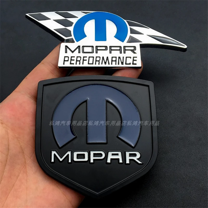 3D Metal Mopar Performance Car Emblem Decal Sticker Car Styling For Dodge Ram Charger JEEP Chrysler Cherokee Car Accessories