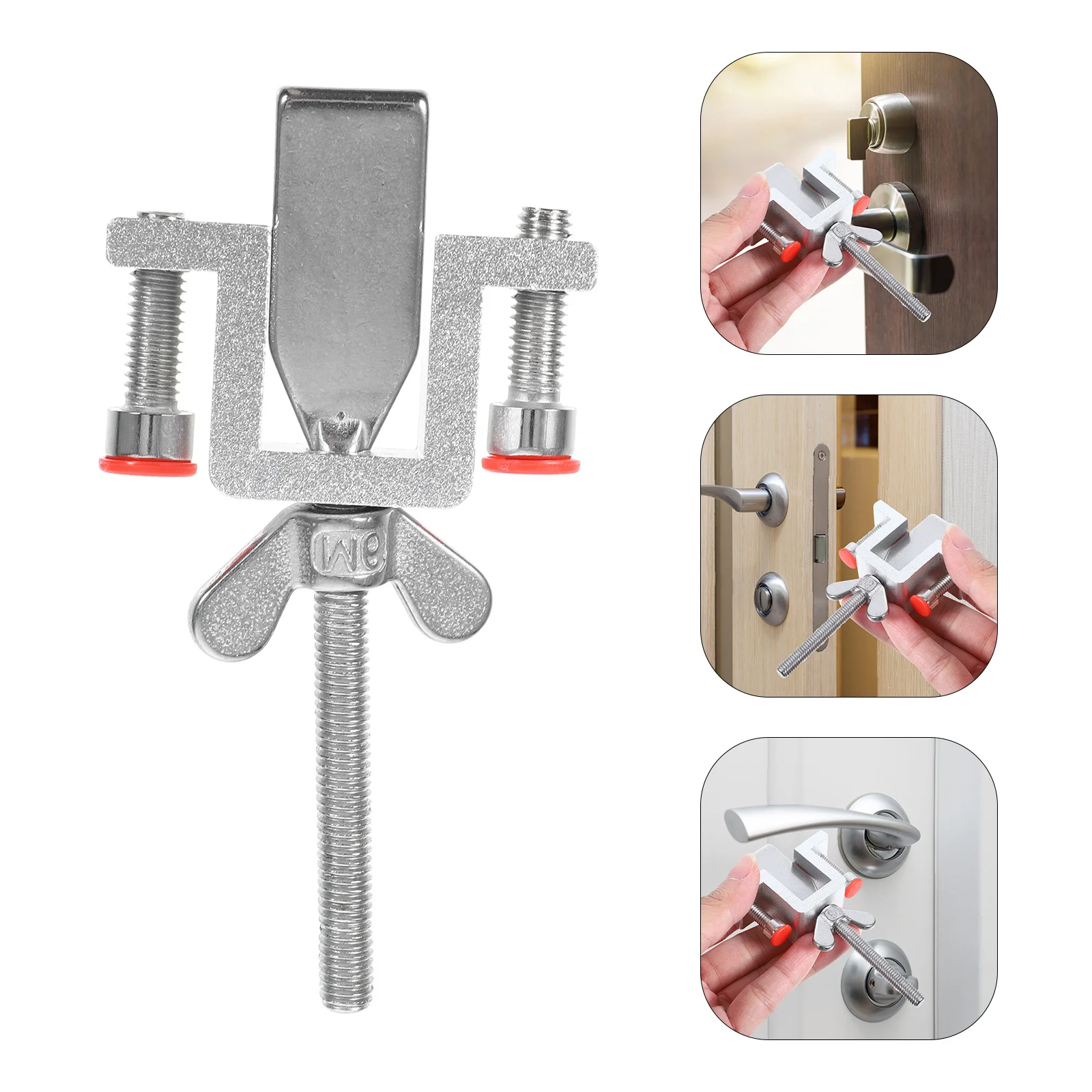 Portable Door Stopper Heavy Duty Security Lock for Hotel Home Door Safety Travel Travel Locks for Hotel Rooms Portable Lock