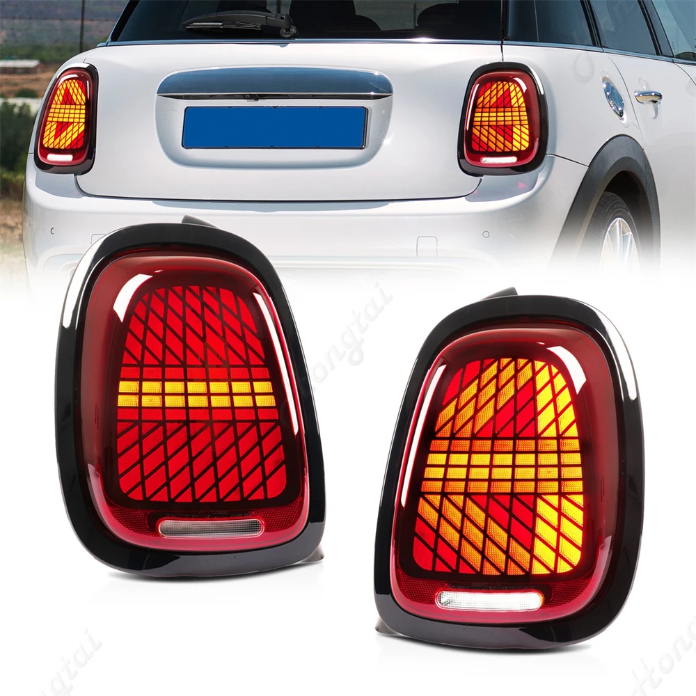 Taillight Assembly LED Dynamic Tail Light Formini For 2014-2023 Mini Cooper F55 F56 F57 brake light，backup light turn signal