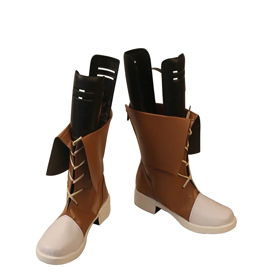 Tales of Berseria Velvet Crowe Cosplay Boots Brown Shoes Custom Made Any Size for Adults and Kids