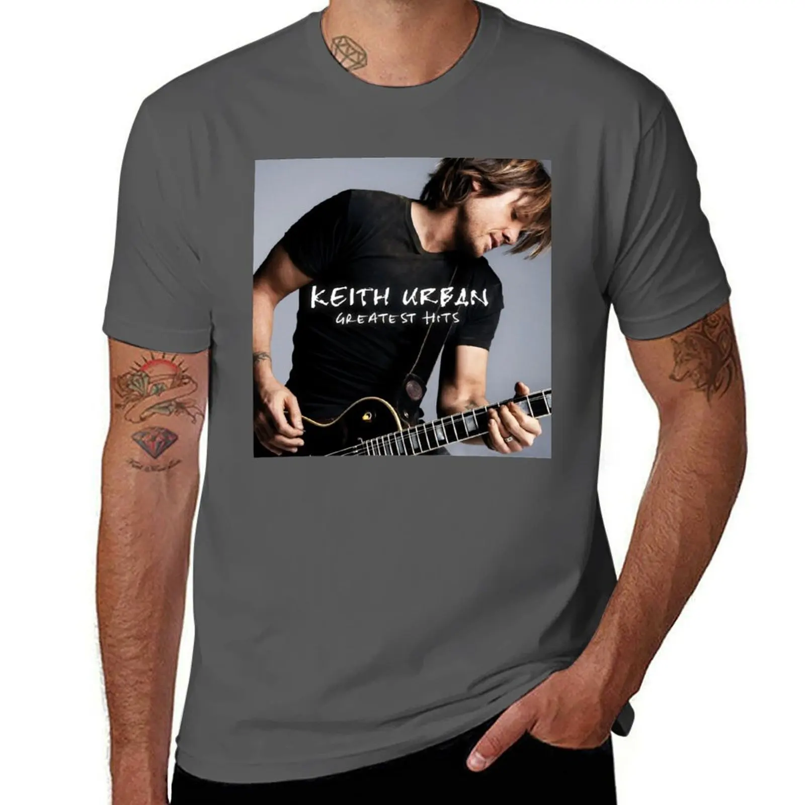 

Футболка ALBUM 2017 KEITH URBAN Callista 1, мужские футболки с принтом, мужская футболка, футболка