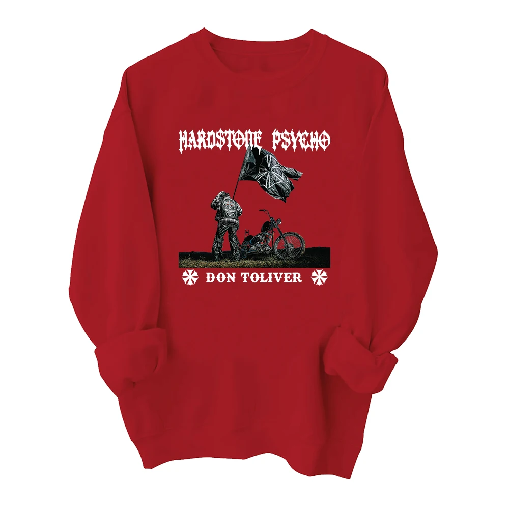 Don Toliver Hardstone Psycho Sweatshirt Harajuku Round Neck Long Sleeve Oversize Hoodie