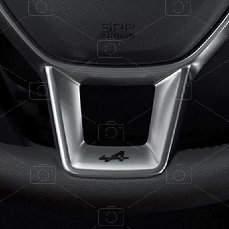 Car Metal A Logo Badge Steering Wheel Decals Styling For Clio RS Arkana Scenic Austral Espace Rafale Emblems Sticker Accessories