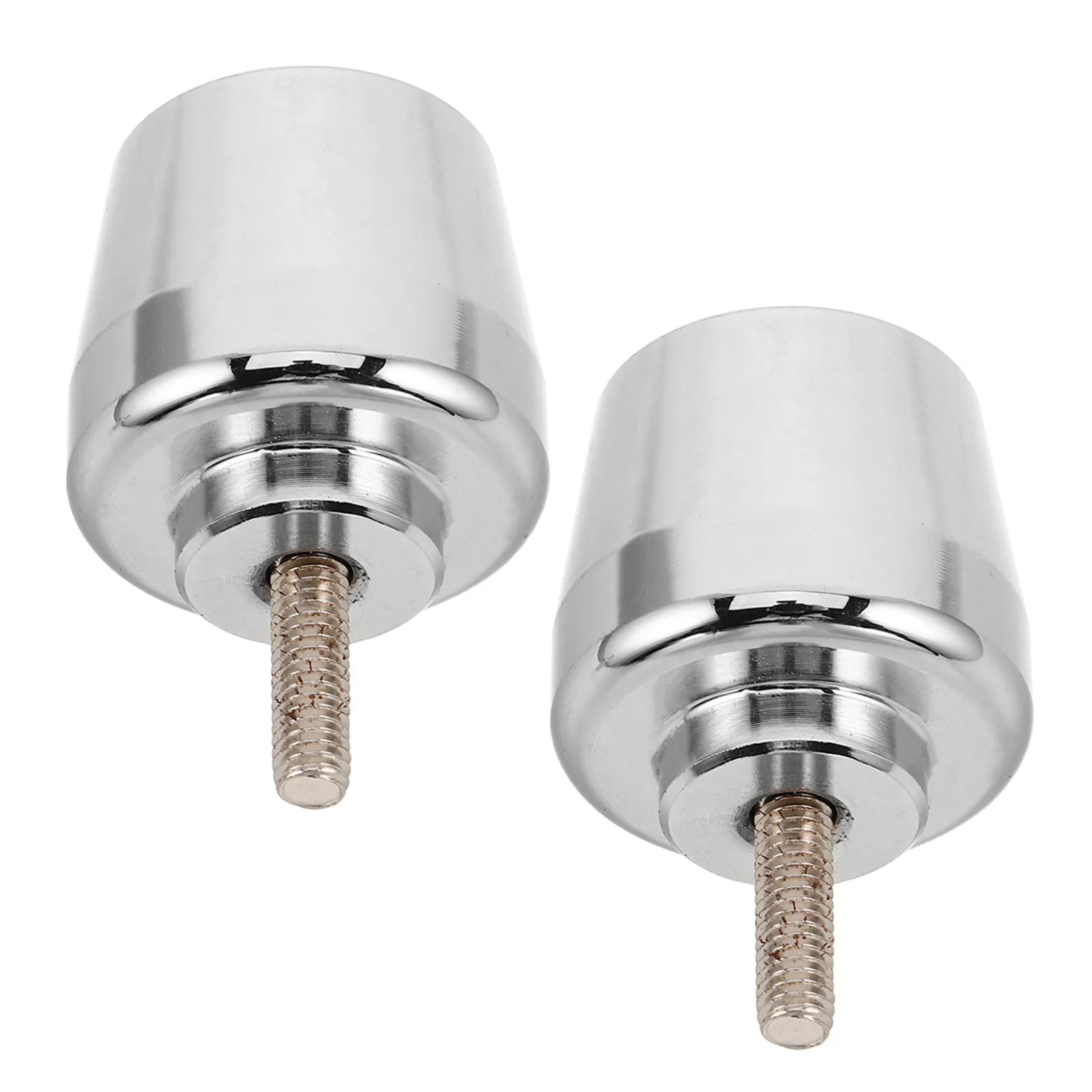 1Pair Motorcycle Handlebar End Caps M6 Metal Bar End Weights Anti-Vibration Heavy Handlebar Plugs for Dirt Bikes Scooters