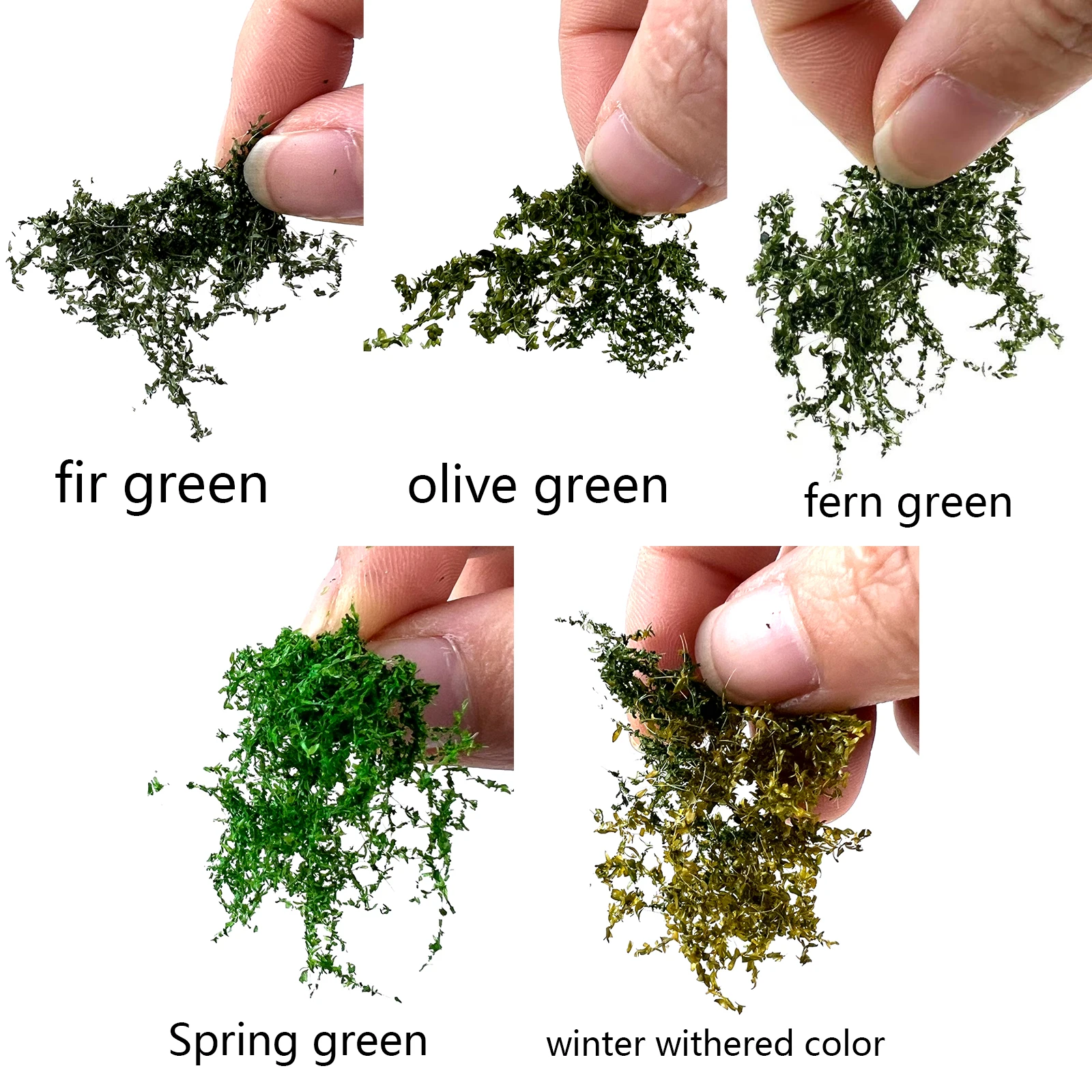 

2CM Miniature Bushes Hand-Tearabled Realistic Shrubs for DIY Model Making Scenery, Railway Train Layouts, Wargame & Diorama 1Box
