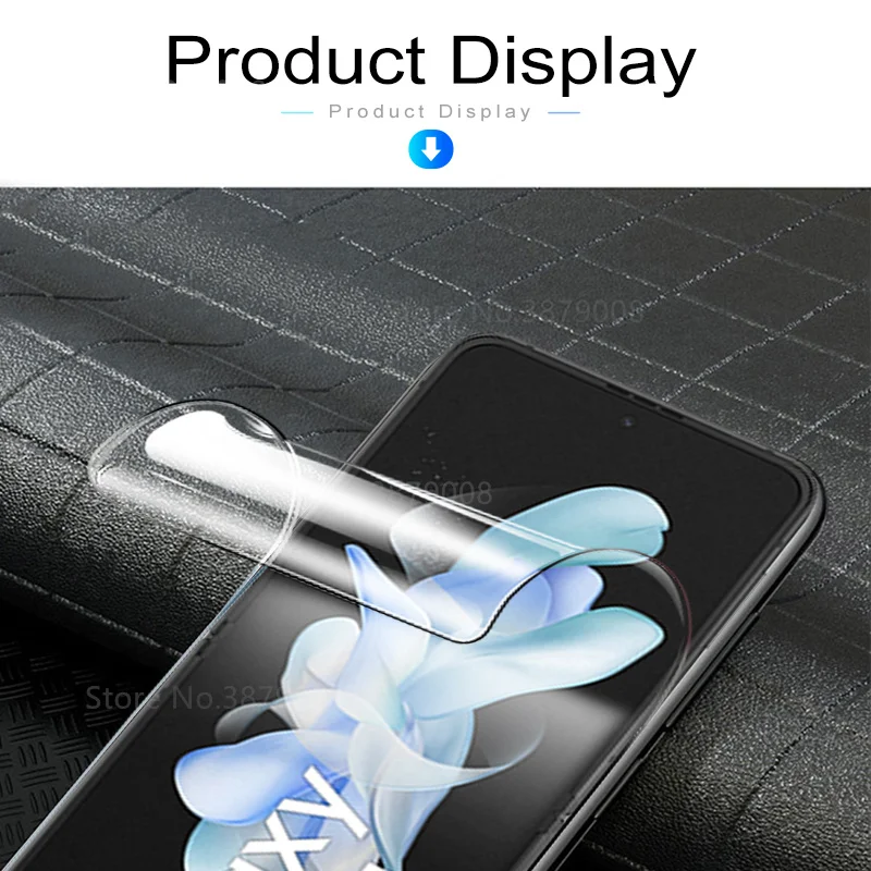 4Pcs Hydrogel Film Screen Protector For Samsung galaxy z flip4 flip4 zflip4 zflip4 5g Protector Not Tempered glass 6.7 inches