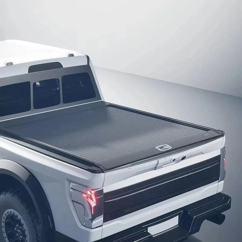 

Top quality DirtyTruck 4x4 Manual Truck Bed Cover Aluminium Roll up Lid Car Tonneau Cover for Ranger Next Gen Raptor 2024