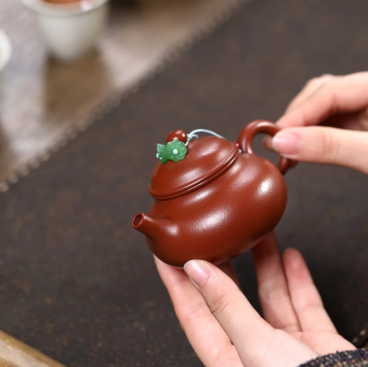 Handmade Yixing Zisha Teapot Ore Small Coal Kiln Sand Rongtian Set Mengchen 100C