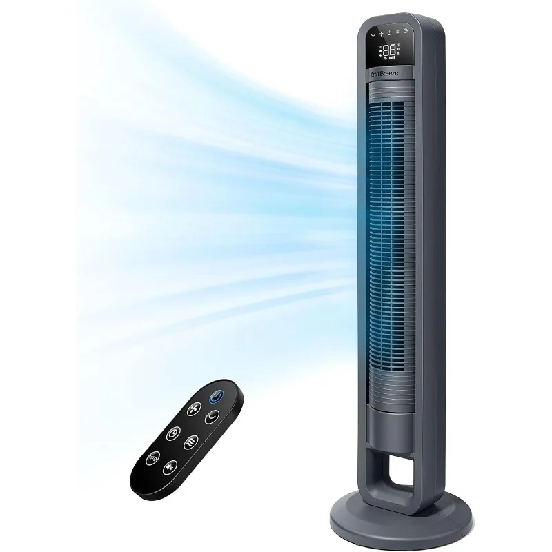 

Inner Oscillation with Remote Control, LED Display, Standing Bladeless Floor Fans Cooling and Quite Indoor Living