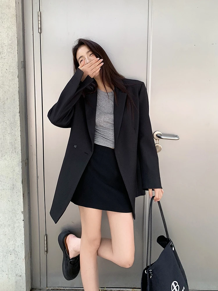 

Bla Свободный женский костюм Jaet, весенне-осенний новый корейский вариант в стиле ретро, повседневная утягивающая маленькая одежда в стиле вестерн