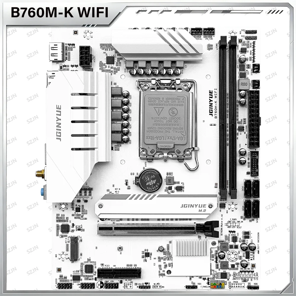 Intel Cpu Core I9 - Zestaw płyty głównej JGINYUE B760M z