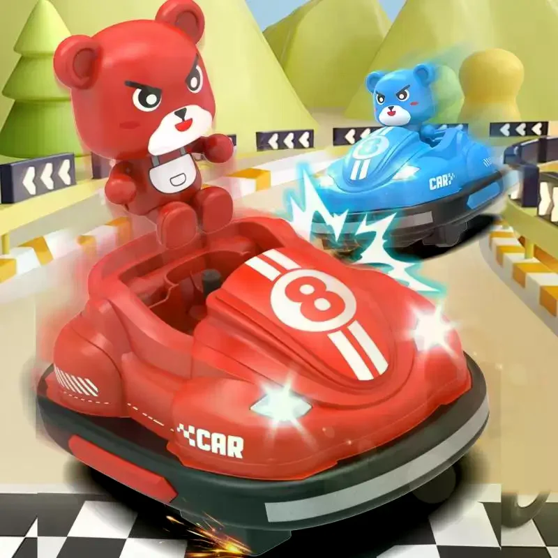 

Радиоуправляемая машинка 2.4G для бамперных боев с LED-подсветкой и музыкой, выбрасывающая плюшевые игрушки, соревновательная гоночная игра для родителей и детей, уличные игрушки для мальчиков