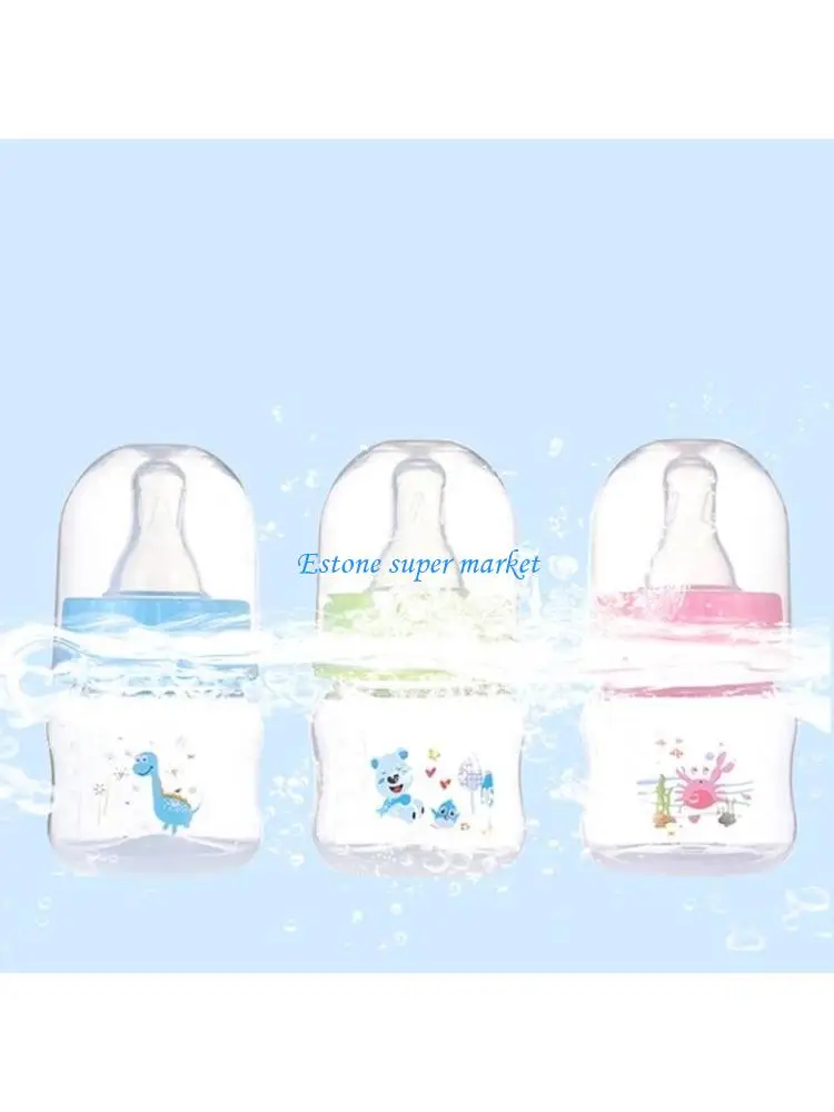 

090B Детская бутылочка для кормления новорожденных, молочная бутылочка для новорожденных, 50 мл/1,7 унции, бутылочка для с для