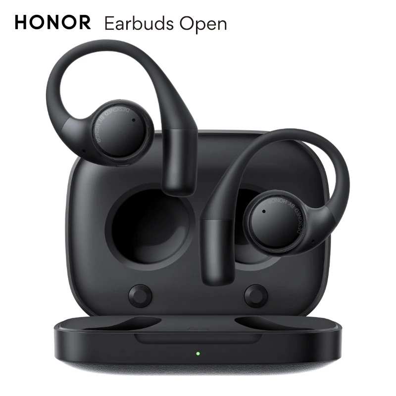 

HONOR Earbuds Open Earphones Wireless Bluetooth 5.2 Headphone 3-Mic Active Noise Cancellation Earbuds Surround Subwoofer Headset