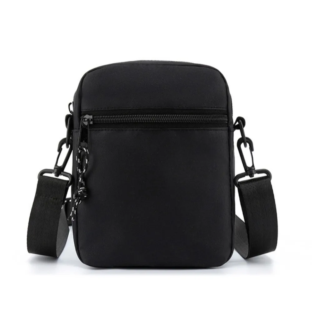 حقائب كتف عصرية متعددة الوظائف للرجال من القماش حقيبة الهاتف المحمول حقيبة رياضية كاجوال مربعة حقيبة كروس صغيرة خفيفة الوزن