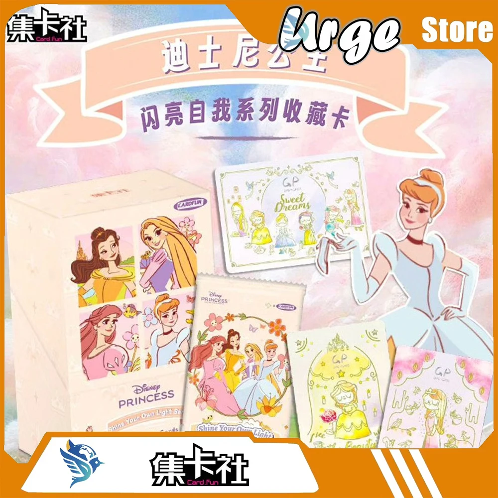 

CardFun Disney Princess Shining Self Series Collectible Cards Snow White GP SEC Limited Edition Trading Cards Anime Merchandise