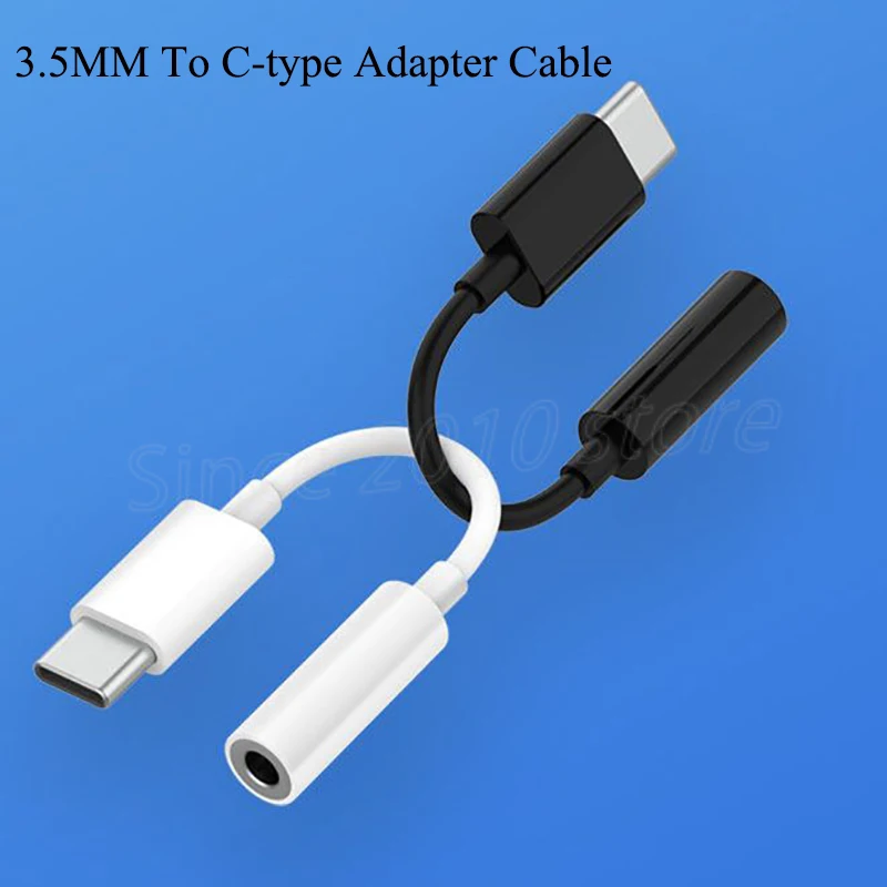 3.5MM To Type C Adapter USB TypeC to 3.5mm AUX Jack Converter Audio Cable Connector For Samsung Galaxy S23 S22 S21 Xiaomi Huawei